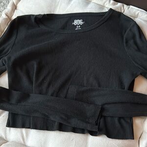 Urban outfitters long sleeve crop top